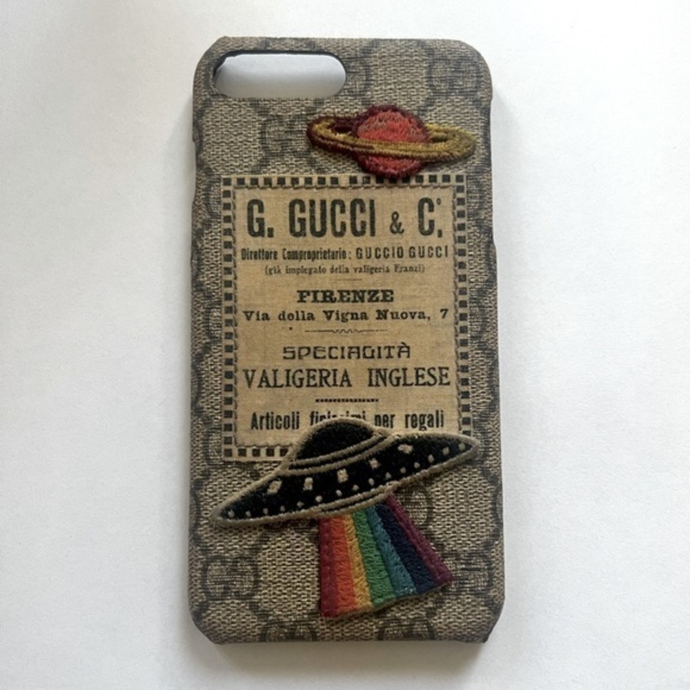 Gucci Supreme Courrier iPhone 8 Plus Case - GUC